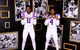 LSU LB commits Jaiden Braker and Keylan Moses (right) on their official visit (Photo: Keylan Moses)